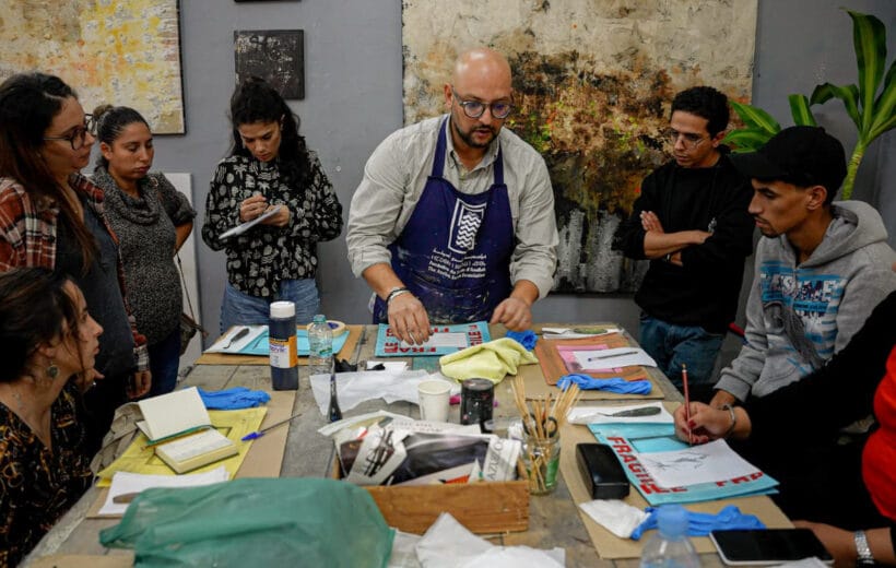 Painting Workshop Tangier (Different Techniques)